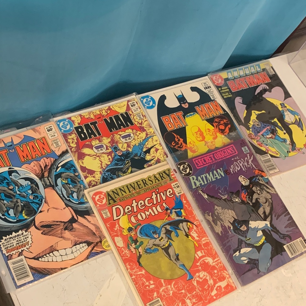 Batman Comic Lot - Colorful Vintage Covers